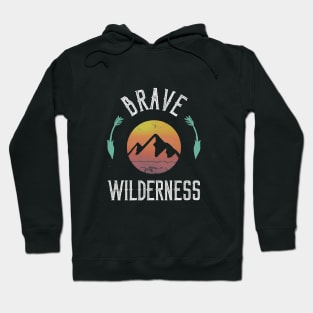 Brave Wilderness Mountain Adventure Graphic Hoodie